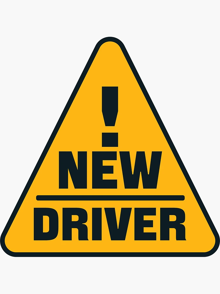 new-driver-sticker-for-sale-by-vbnart-redbubble for Free Printable New Driver Sign