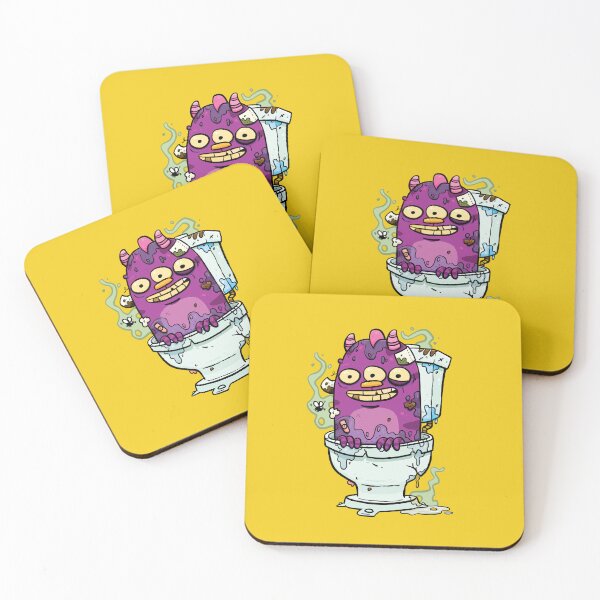 Item preview, Stinky Little Toilet Monster designed and sold by striffle.