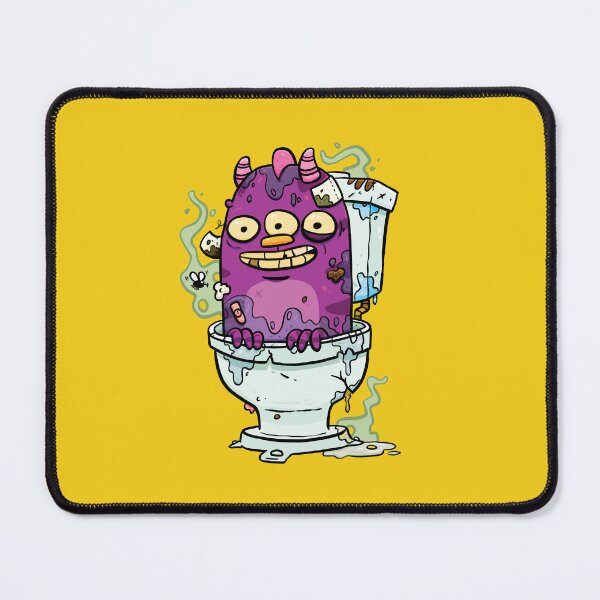 Item preview, Stinky Little Toilet Monster designed and sold by striffle.