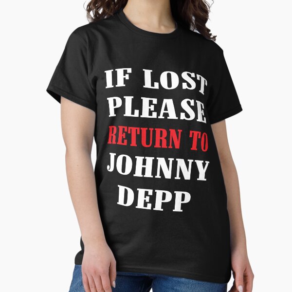 Artikel-Vorschau von Johnny Depp Wenn Sie verloren gehen, kehren Sie bitte zu Johnny Depp zurück, designt und verkauft von maorisacam.
