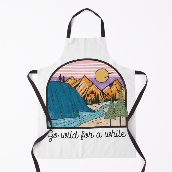 Item preview, Go Wild For a While, Mountain Camping, Outdoors Lover, Glamping, Forest Explorer designed and sold by andieartco.