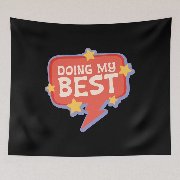 Item preview, Doing my best - living the best life designed and sold by Mindy Bubble.