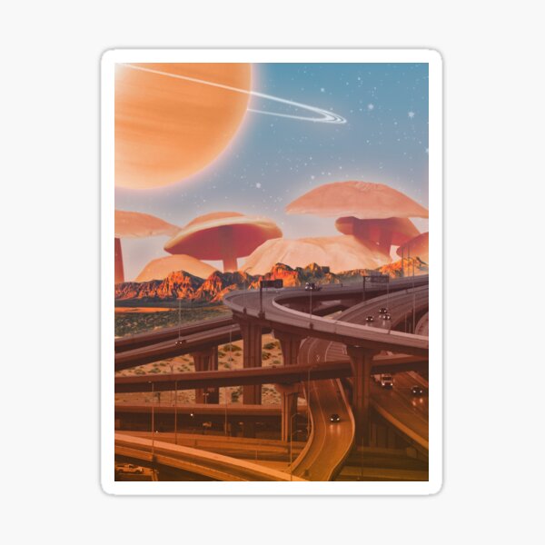 Mushroom Interchange Sticker