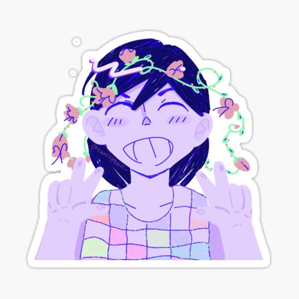 omori kel cute design Sticker