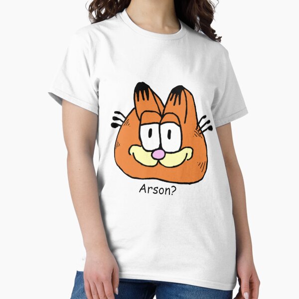 Item preview, Cursed Garfield asking_ Arson   designed and sold by AsherSmith112.