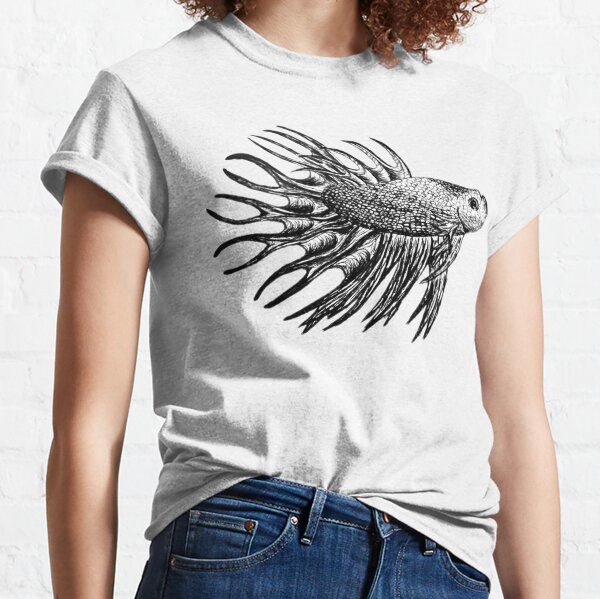 Crown Tail Betta Fish Classic T-Shirt
