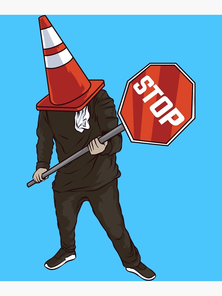 Cone Head Cursed Image Meme' Small Buttons