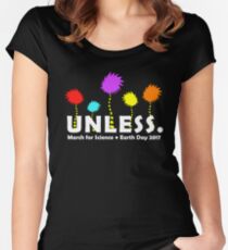 march for science Women's Fitted Scoop T-Shirt