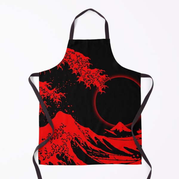 Item preview, Great Wave off Kanagawa Red Aesthetic designed and sold by ind3finite.