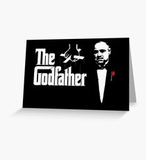 Padrino The Godfather Greeting Card