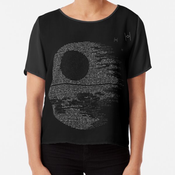 Sci Fi Planet Chiffon Top