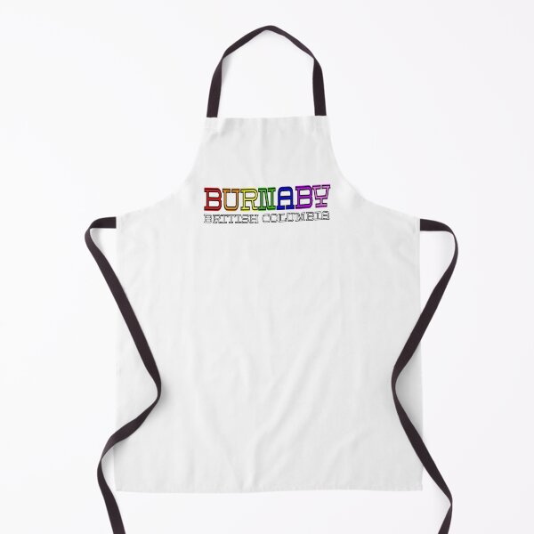 Item preview, Burnaby BC rainbow block lettering designed and sold by WhereWear.