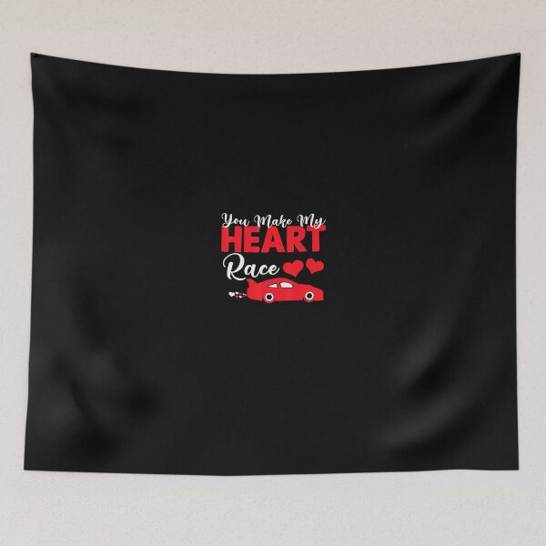 Item preview, You Make My Heart Race Car Racer designed and sold by yeodesign  ⭐⭐⭐⭐⭐.