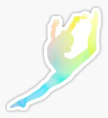 Gymnast Silhouette Sticker
