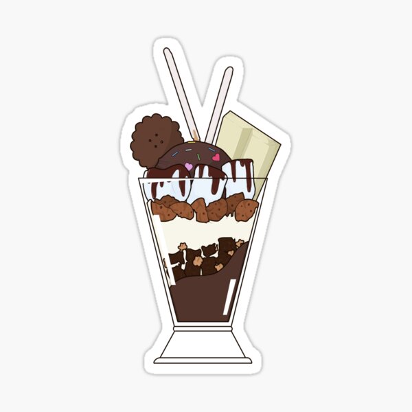 Chocolate Parfait Sticker