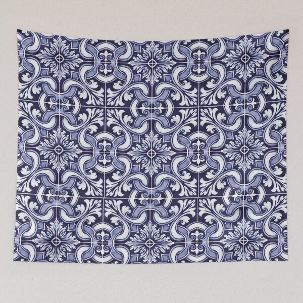 Item preview, Portuguese Azulejos - beautiful blue and white handpainted tiles designed and sold by Orianah.