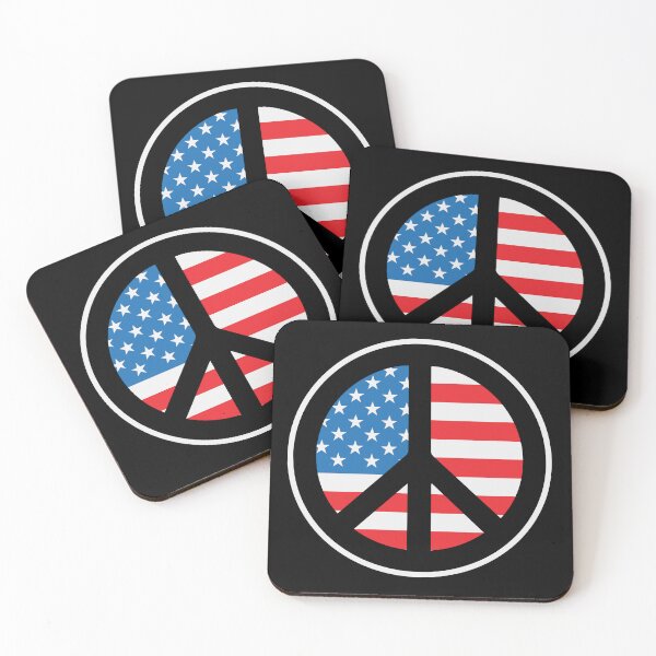 Item preview, Flag peace sign designed and sold by pnkpopcorn.