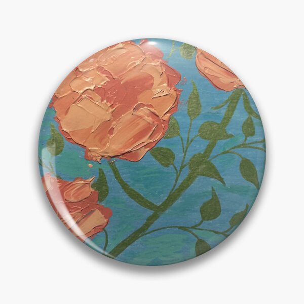 Item preview, Peach Roses in Spring designed and sold by cfetter.