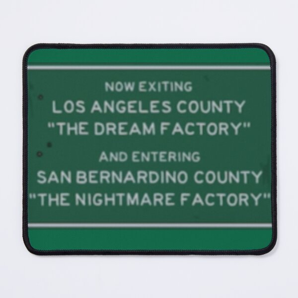 Item preview, Now Exiting Los Angeles County and Entering San Bernardino County designed and sold by Lil-Bit-Batty.