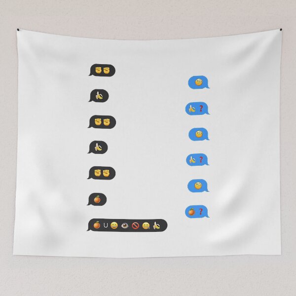 Item preview, Classic Knock Knock Joke spelled in Emojis designed and sold by HBBArtShop.