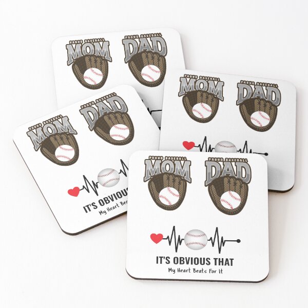 Item preview, Proud Baseball Mom-Dad designed and sold by R&BApparel.