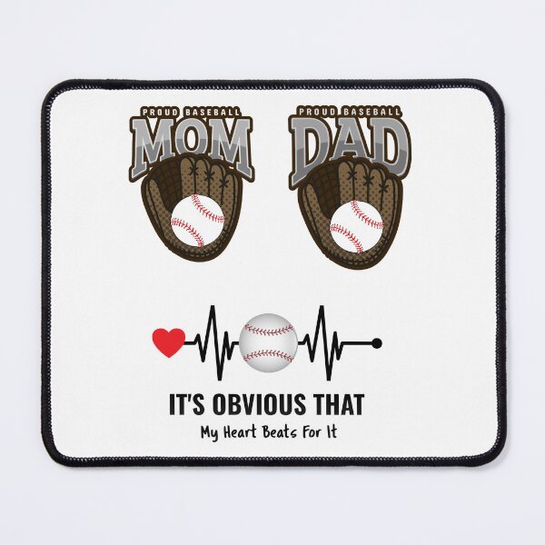 Item preview, Proud Baseball Mom-Dad designed and sold by R&BApparel.
