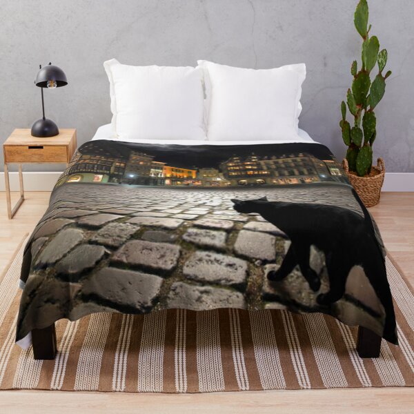 Item preview, Black Cat Night Walk designed and sold by MorningFive.