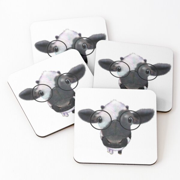 Item preview, Inquisitive Cute Black and White Holstein Cow designed and sold by DogLifeCo.