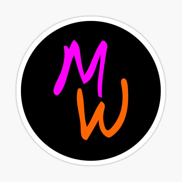 MaximumWeeaboo MW logo Sticker