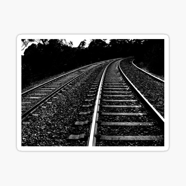 Railway Tracks Sticker