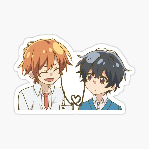 sasaki and miyano Sticker for Sale by Nikhil Mehra