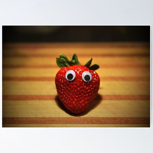 Item preview, Googly Eyed Strawberry designed and sold by PhotosByFelix.
