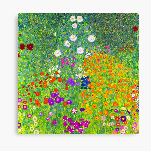 Aperçu de l'œuvre HD GUSTAV KLIMT - Bauerngarten by Klimt 1907 créée et vendue par gologodesigns.