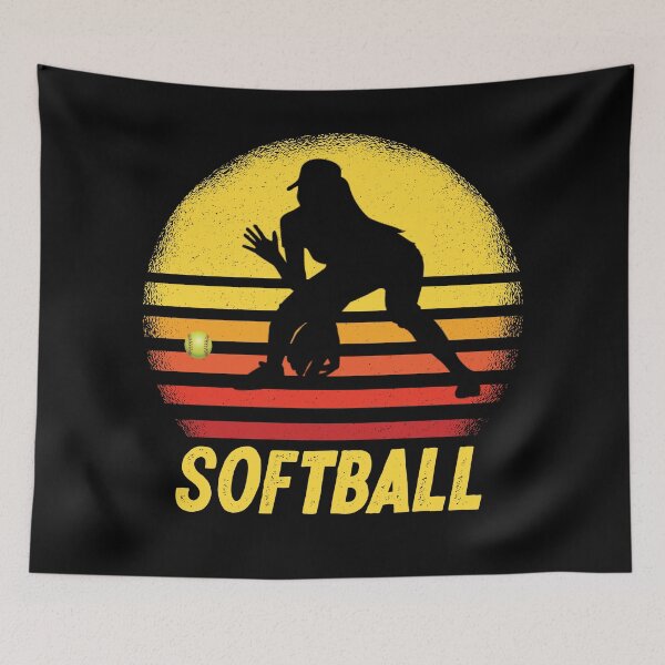 Item preview, Jugador de sóftbol de lanzamiento rápido de silueta al atardecer designed and sold by 99Fastpitch.