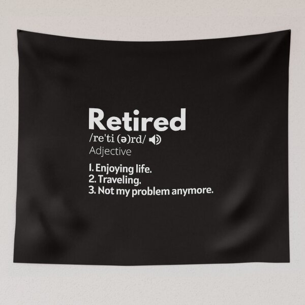Item preview, funny retirement designed and sold by kjatrendytees.