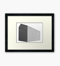 Structure in bricks Framed Print
