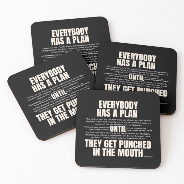 Item preview, Everybody has a plan until the get punched in the mouth, cream color   designed and sold by FightWearGood.