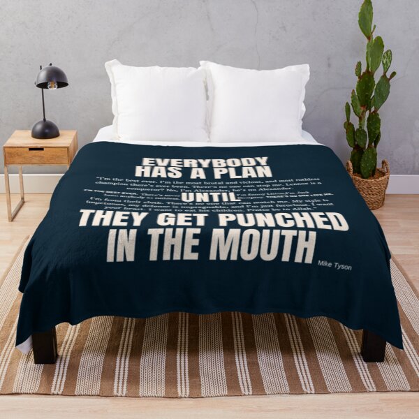 Item preview, Everybody has a plan until the get punched in the mouth, cream color designed and sold by FightWearGood.