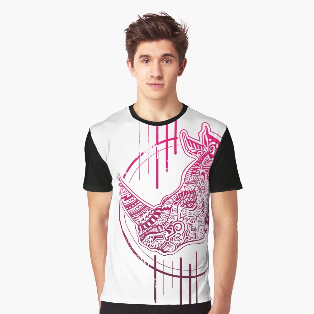 pink rhyno Graphic T-Shirt