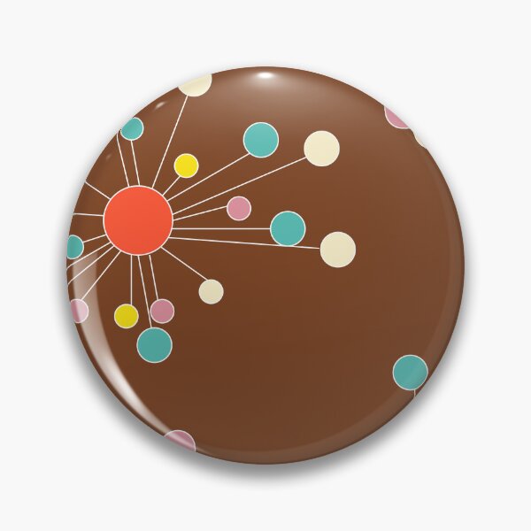 Item preview, Atomic Starburst on Brown designed and sold by LisWilliams.