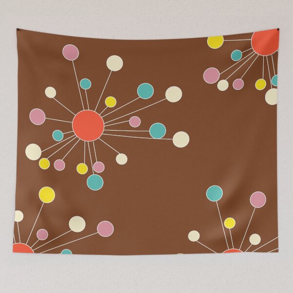 Item preview, Atomic Starburst on Brown designed and sold by LisWilliams.