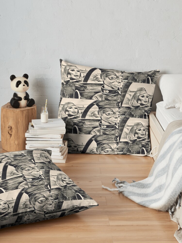 Alternate view of Thunderbirds Are Go Penelope & Parker in Car HD Floor Pillow