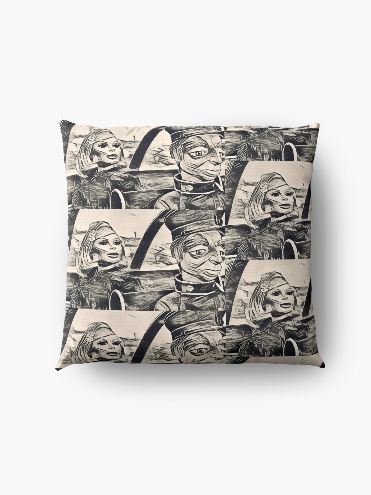 Alternate view of Thunderbirds Are Go Penelope & Parker in Car HD Floor Pillow