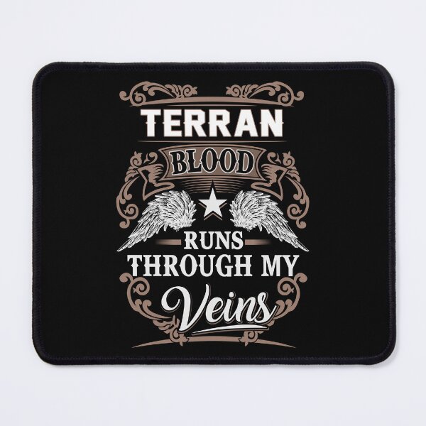 Item preview, Terran Name T Shirt - Terran Blood Runs Through My Veins Gift Item Tee designed and sold by celiagomez456.