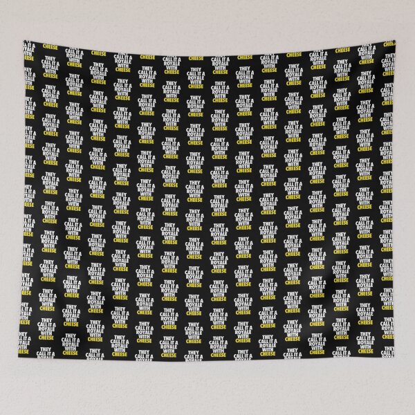 Item preview, They Call it a Royale with Cheese designed and sold by thelasttype.