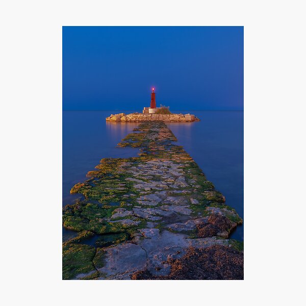 The light in the blue Photographic Print