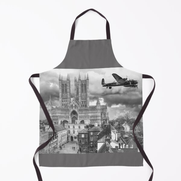 Item preview, Lincoln Cathedral Lancaster Flypast Monochrome  designed and sold by Alisonchambers2.