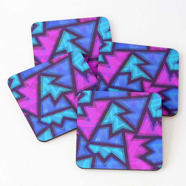 Item preview, Blue And Pink Tribal Pattern designed and sold by Vector Scout Lab.