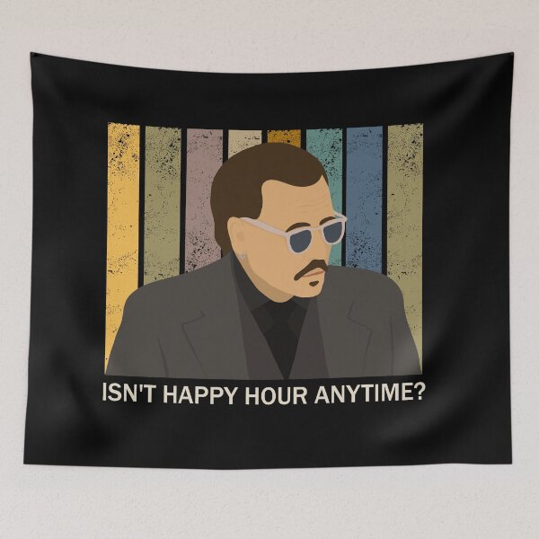 Item preview, Isn't Happy Hour Anytime? - Johnny Depp designed and sold by ValentinaHramov.