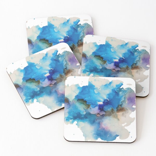 Item preview, Splash of Ink | Aqua Blue | Colour Therapy designed and sold by JillyJ05.